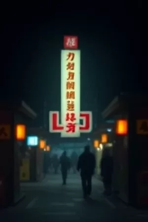 《北纬四十七度》封面：雪原公路与远处车灯轨迹