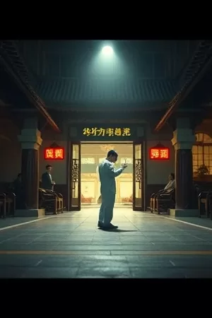 《凌晨四点的收音机》封面：床头柜上亮着调频刻度的老收音机