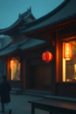 《雾港来信》封面：雨夜码头与一盏昏黄路灯