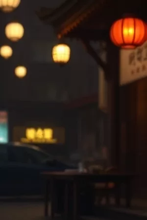 《第七码头的雨》封面：集装箱区积水倒映的霓虹