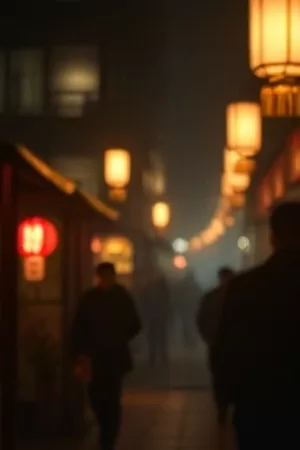 《面包店的最后一夜》封面：打烊后亮着暖灯的橱窗